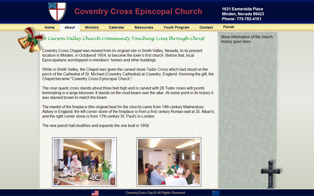 Coventry Cross Church Nevada Site Design  2