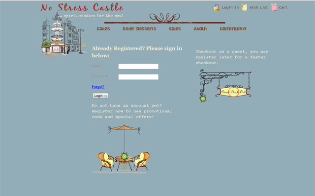 e-commerce site no stress castle design5