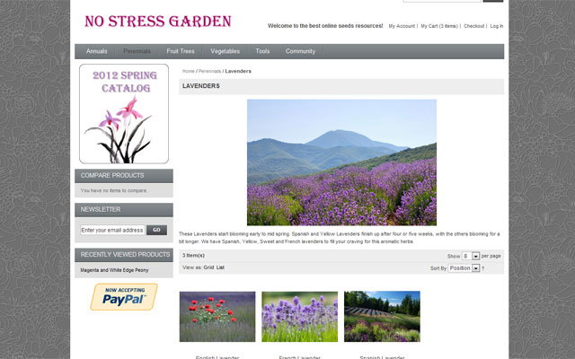 e-commerce site no stress garden design3