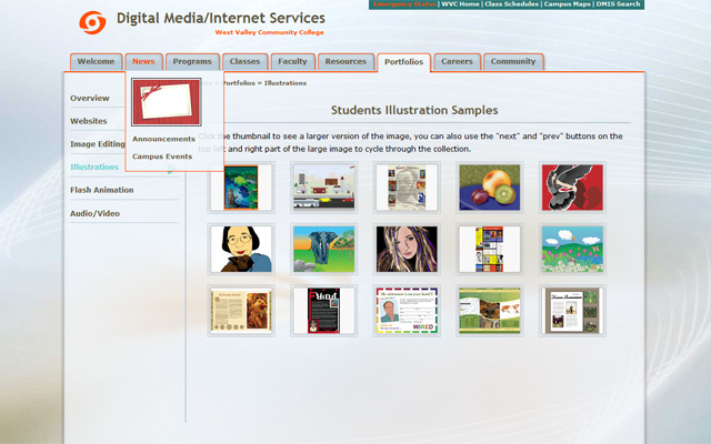 west valley digital media department site design 3