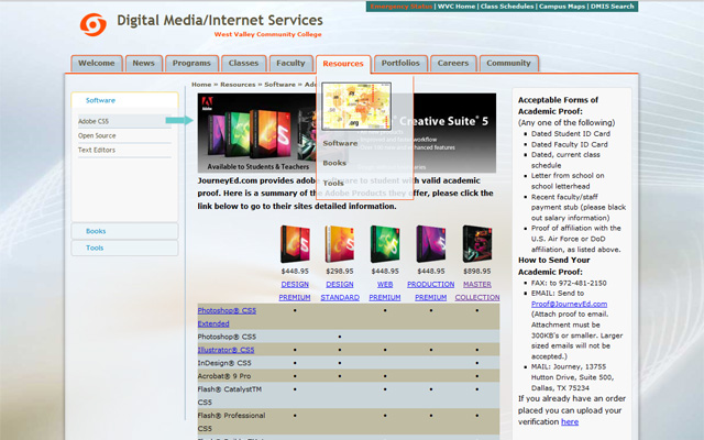 west valley digital media department site design 7