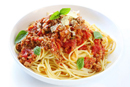 image of spagetti with minced meat