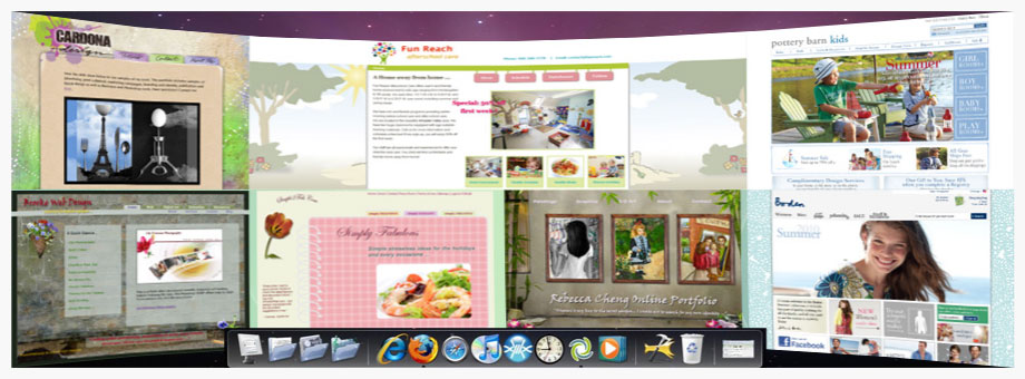 West Valley Dreamweaver Class Sample Sites Screen Shots